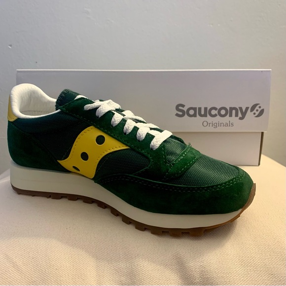 Saucony Jazz 81 forest/yellow - new with box - Picture 3 of 7